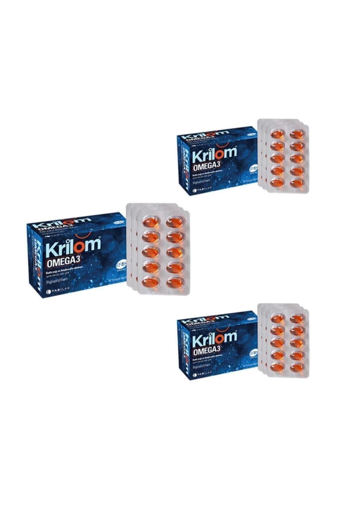 Krilom Omega 3 50 Kapsül 3 Adet