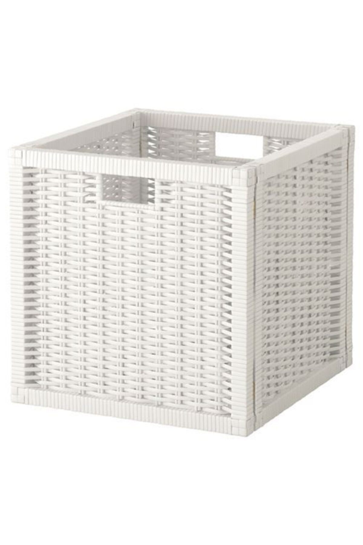 IKEA Hasır Beyaz Sepet Kutu Düzenleyici 32x35x32 Cm 1 Adet Çok Amaçlı Kullanım