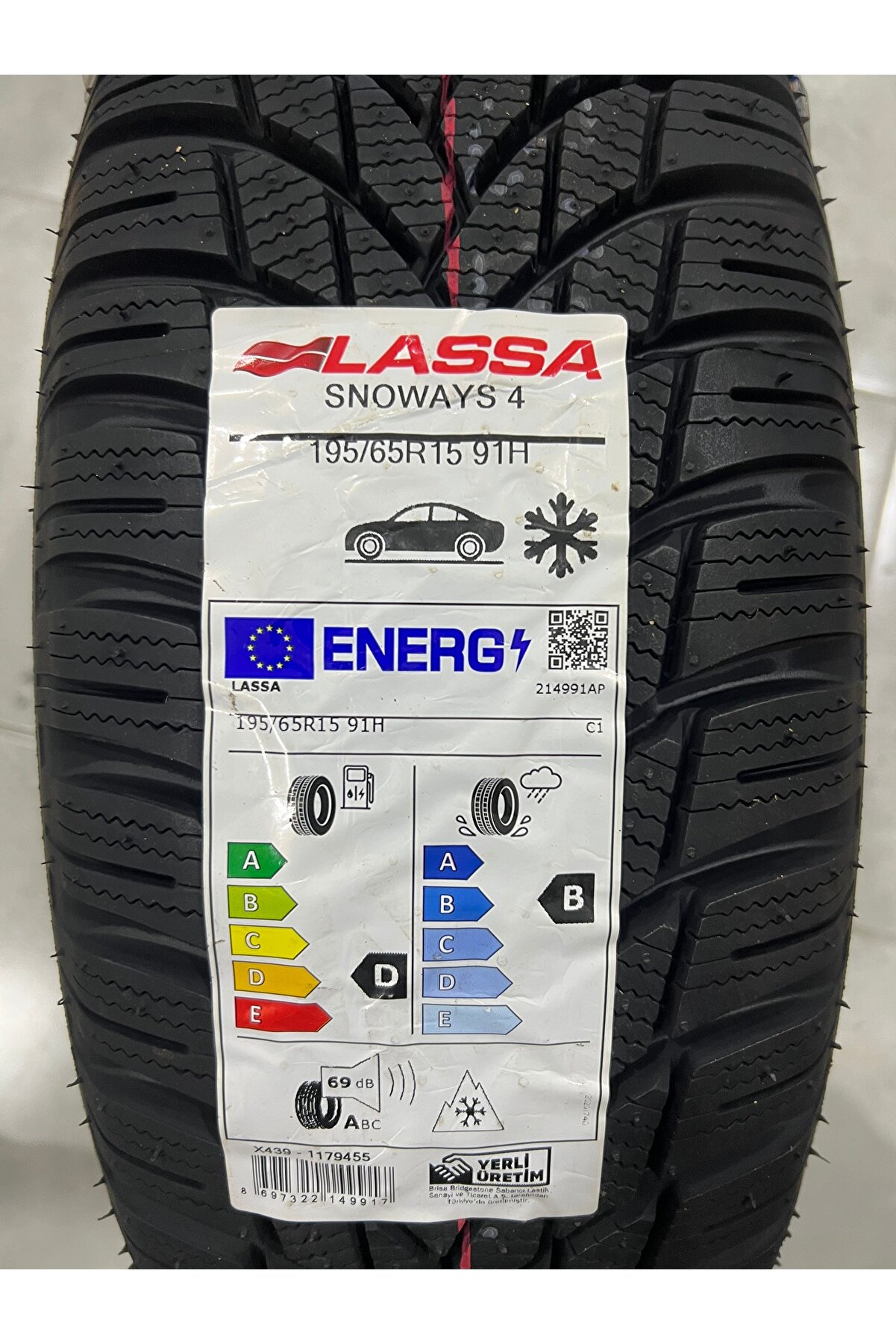 / 195/65R15 (SNOWAYS 4) 2024 KIŞ LASTİĞİ