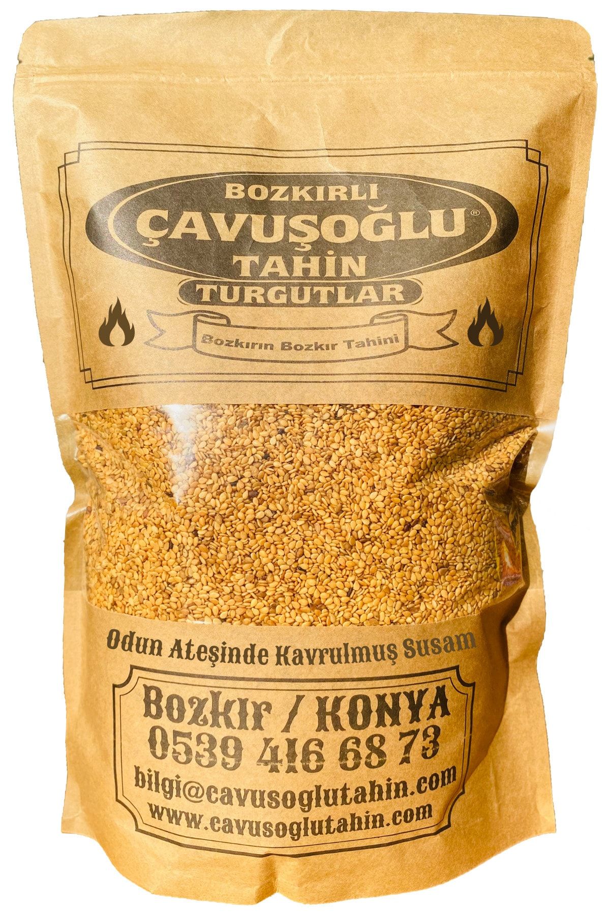 Bozkırlı Çavuşoğlu Odun Ateşinde Kavrulmuş Susam 1 Kg