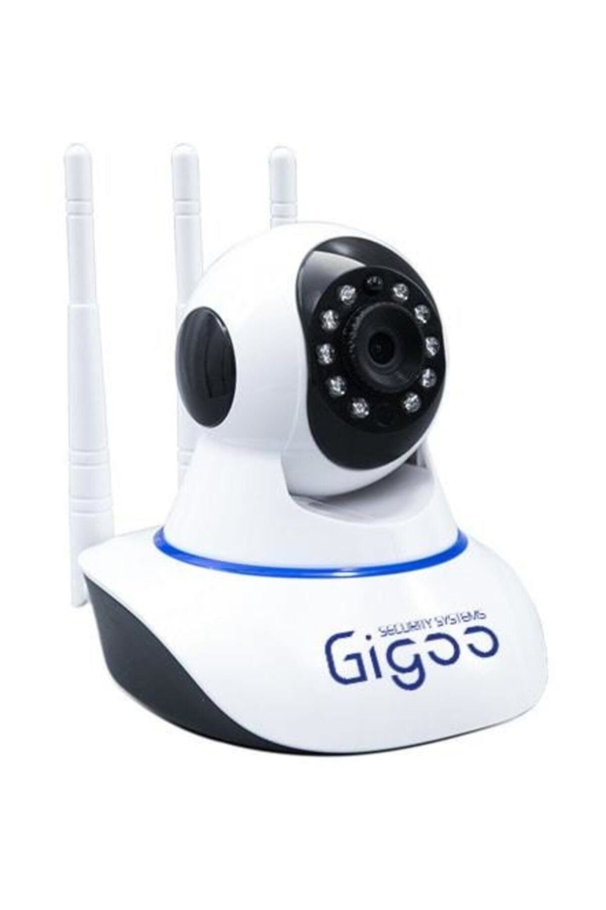 GİGO BABY Gigoo Hd 360° 3 Antenli Hareket Sensörlü Ip Bebek Ve Güvenlik Kamerası