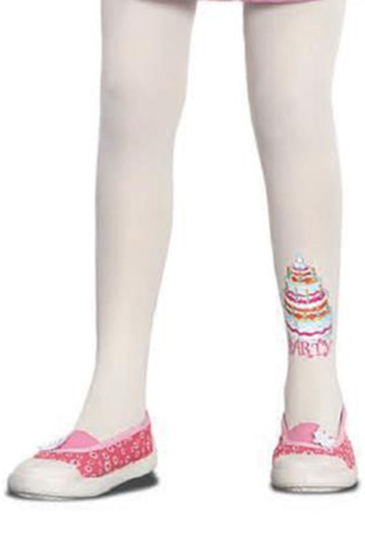 Penti Kız Çocuk Vanilla Desenli Külotlu Çorap