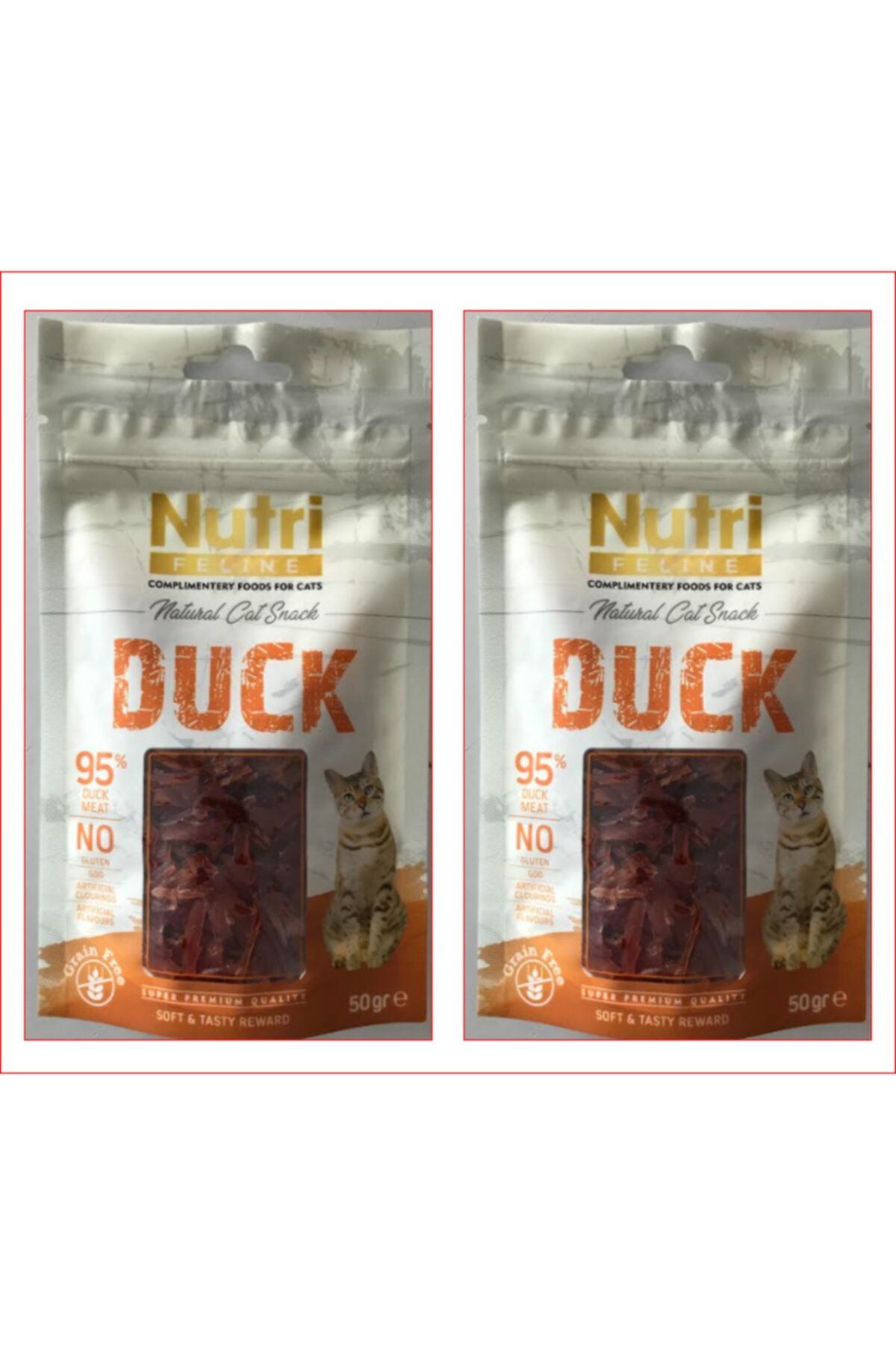 Nutrı Felıne Duck Kedi Ödül 50 Gr X 2 Adet_0