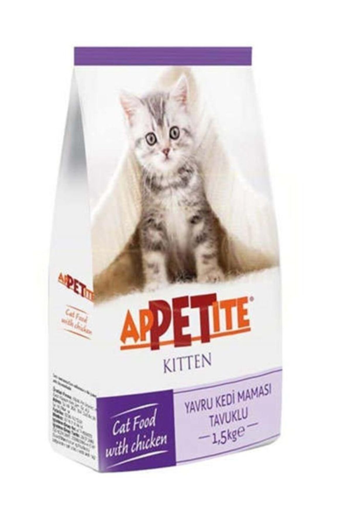 Appetite Kitten Tavuk Etli 1.5 Kg Yavru Kedi Maması
