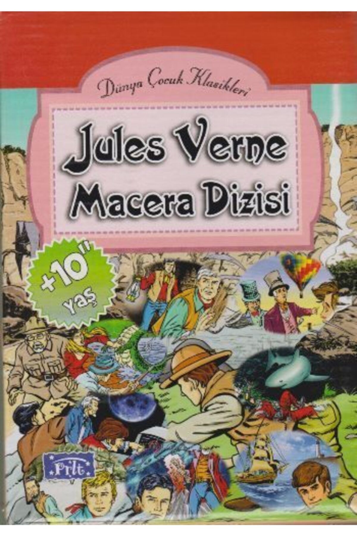 Parıltı Yayıncılık Jules Verne Macera Dizisi (10 Kitap)