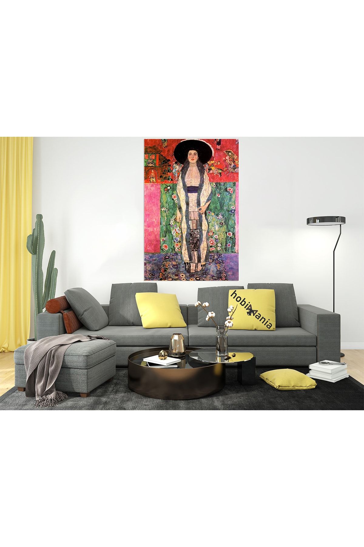 Hobimania Kanvas Tablo Gustav Klimt Adele Bloch Bauer 70x100 Cm Duvar Dekorasyon Tablo Moda