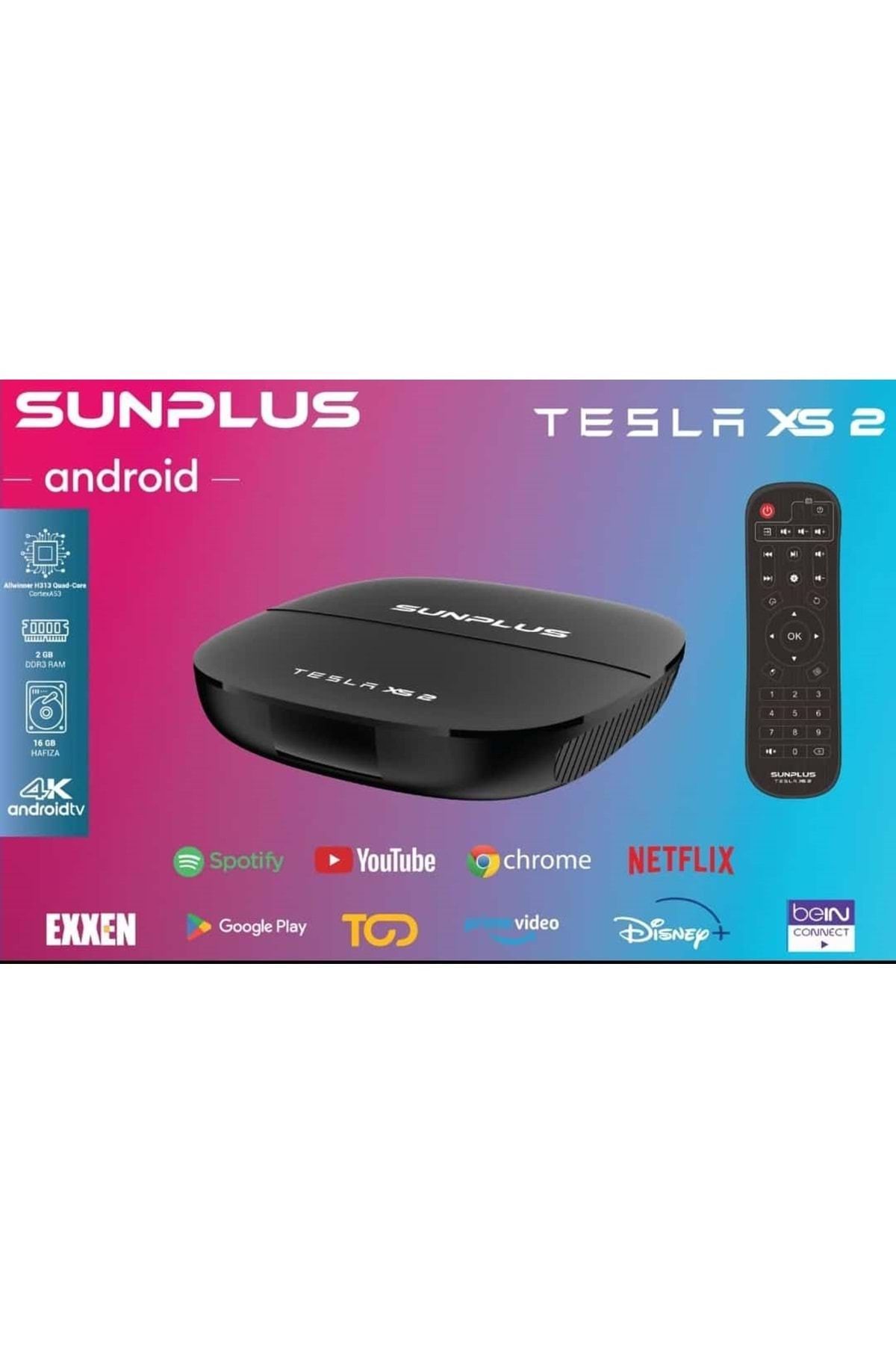 Sunplus Tesla Xs-2 Series Android 10 Sürüm 2 16 Gb