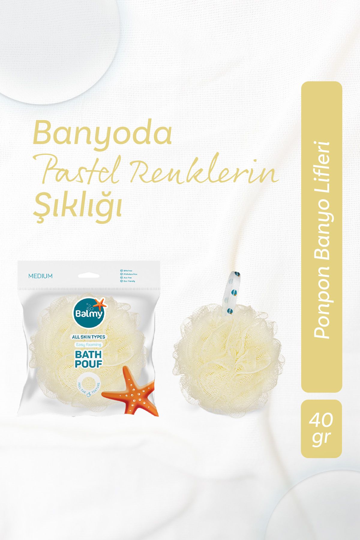 Balmy Banyo Lifi Medium Sarı