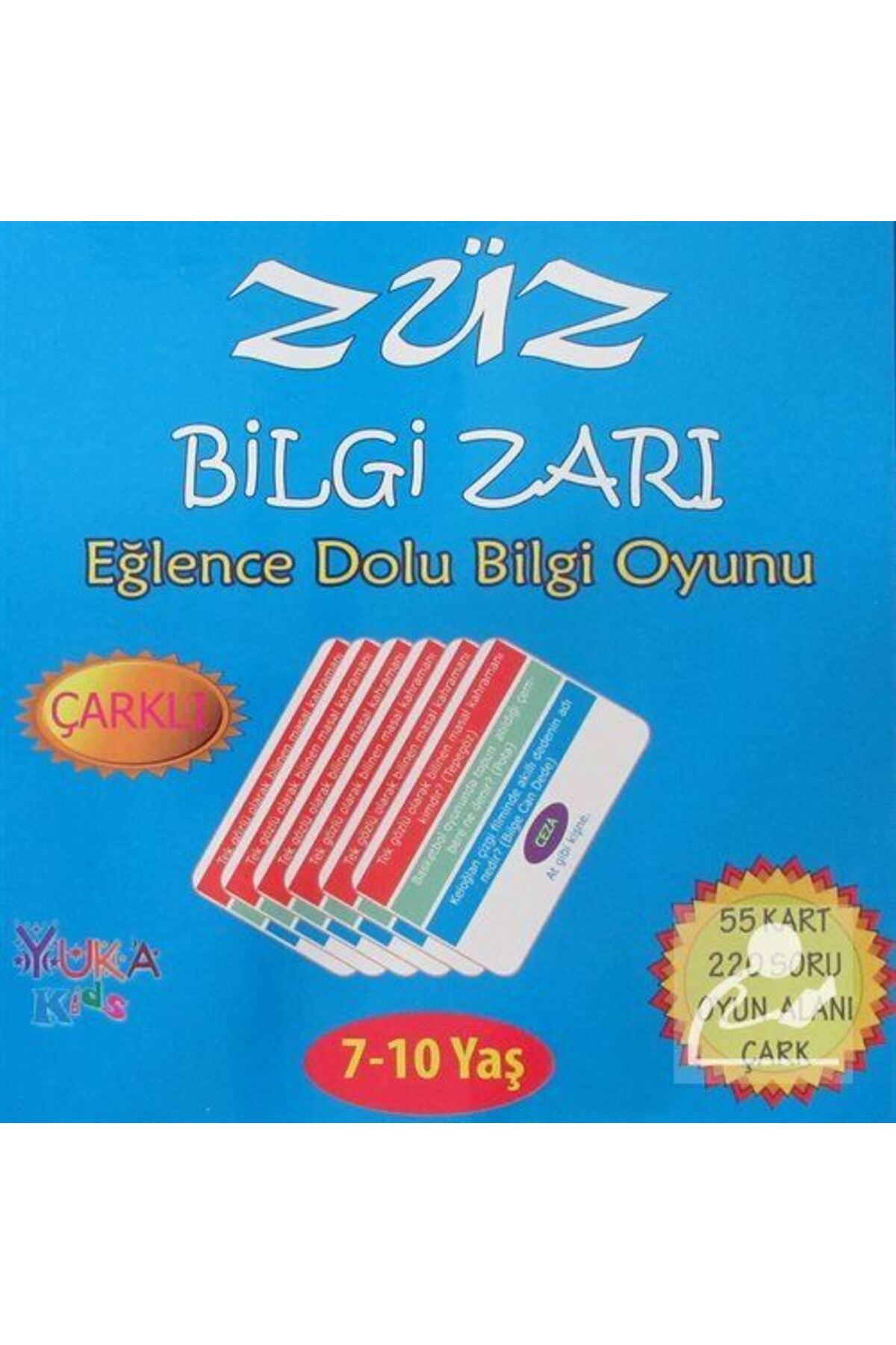 Yuka Kids Züz Bilgi Zarı Eğlence Dolu Bilgi Oyunu (7-10 Yaş)