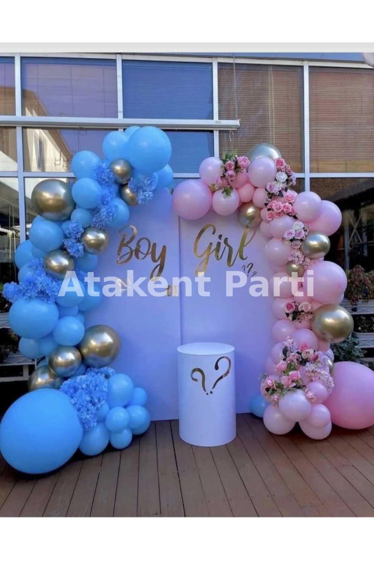 ATAKENT PARTİ Cinsiyet Partisi Balon Set 60 Adet
