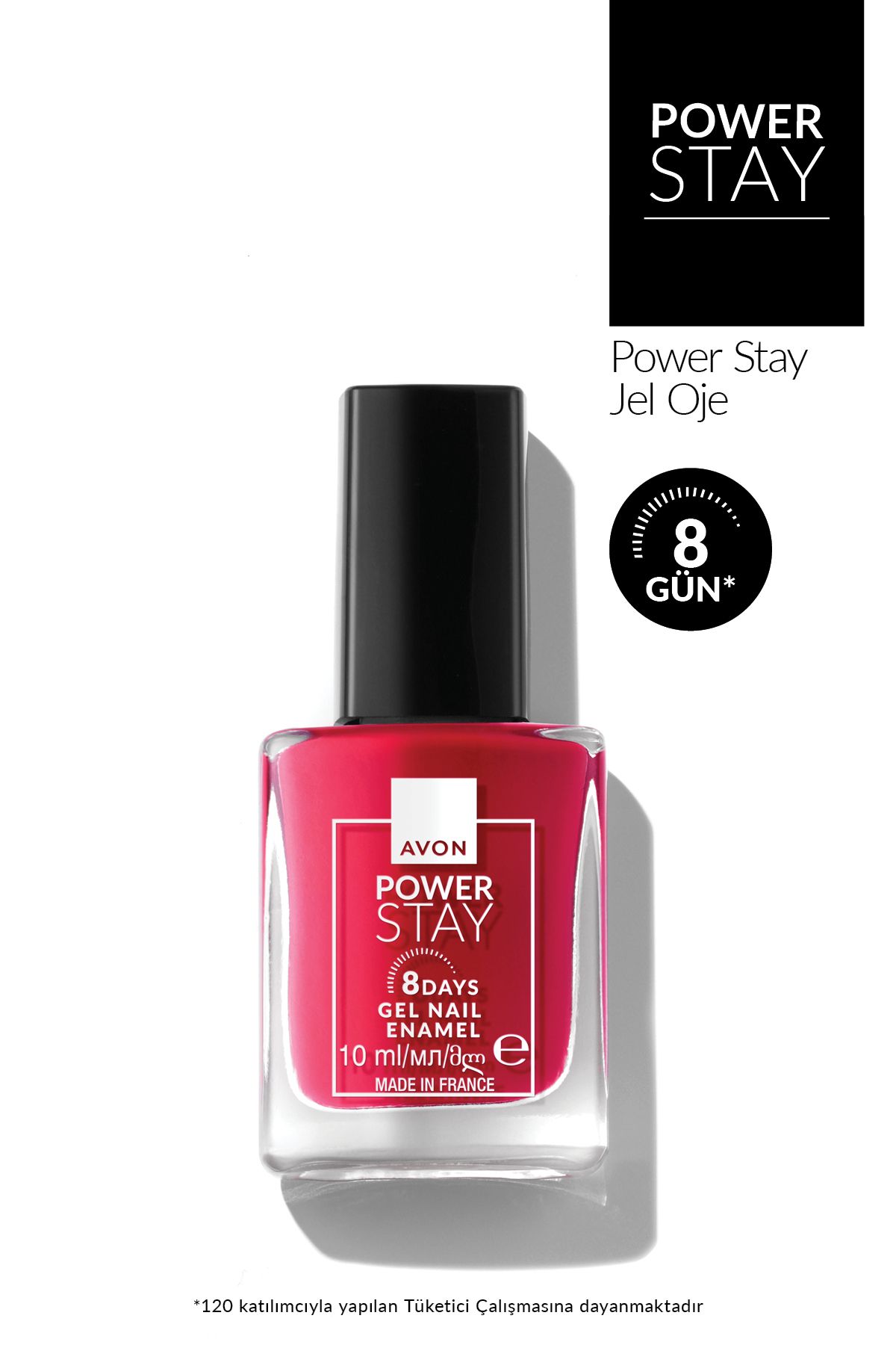 Avon Power Stay Jel Oje 10ml - Red Is Red