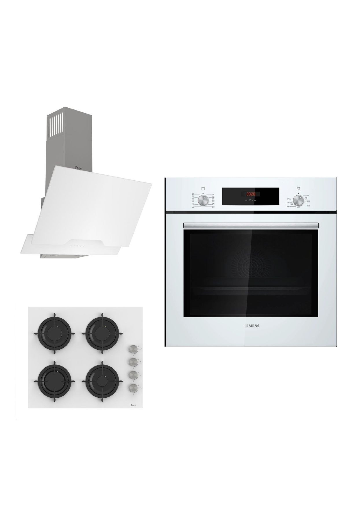 Siemens & Ferre Castelo Ankastre Set ( HB012FBW1T - CS206 - D064 )