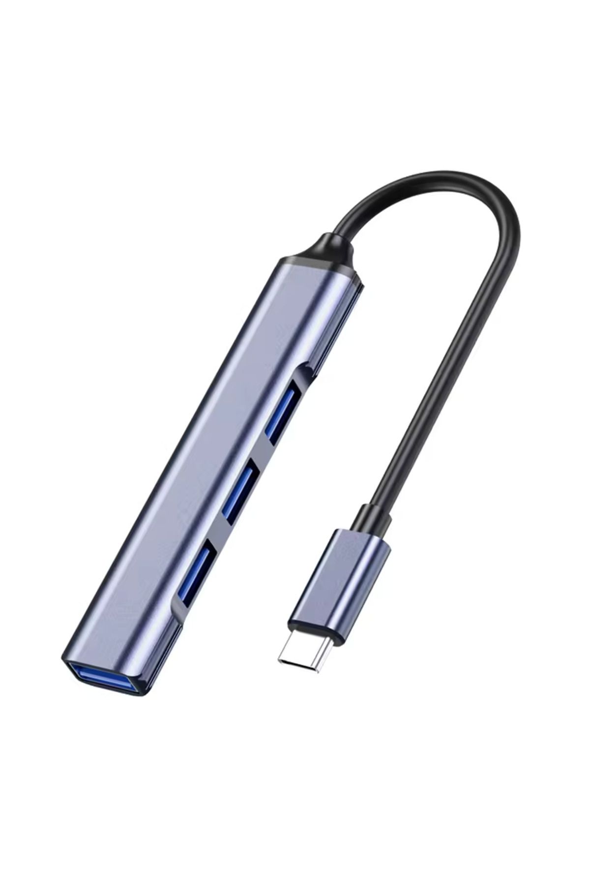 Deppo Trend Yüksek Kalite Macbook/iPad/iPhone 15/16 Plus/16 Pro Max ile Uyumlu Type-c To USB 3.0 Çoğaltıcı HUB