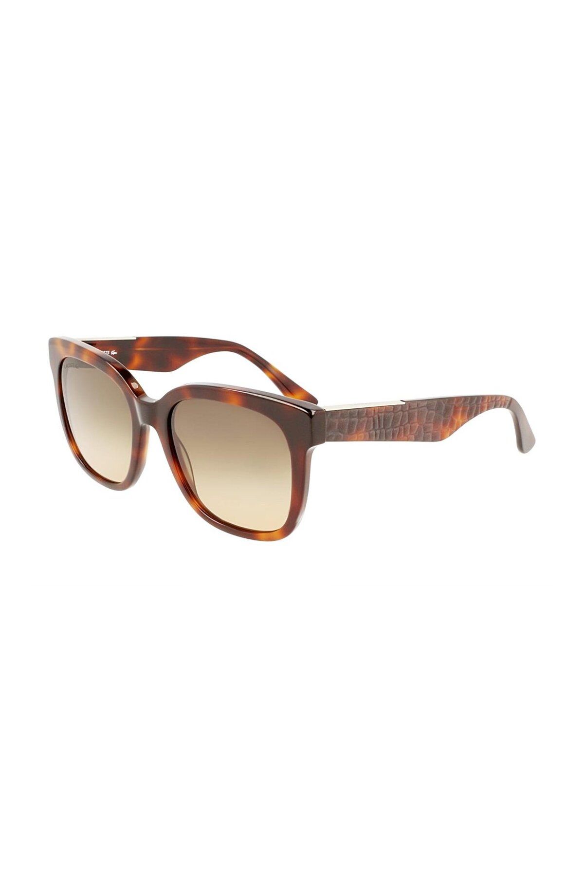 Lacoste L 970s 230 55 Unisex Dikdörtgen Kahverengi Kemik Güneş Gözlüğü