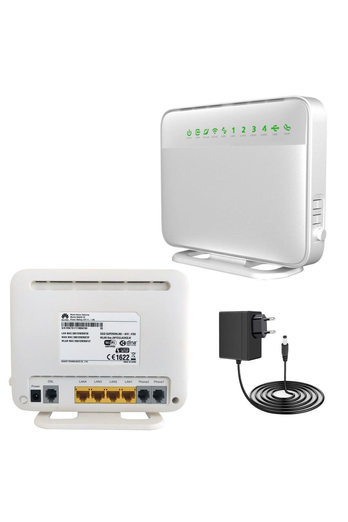 Huawei Hg-658 V2 Kablosuz Modem Router 4 Port Usb 300 Mbps Adsl2 Vdsl