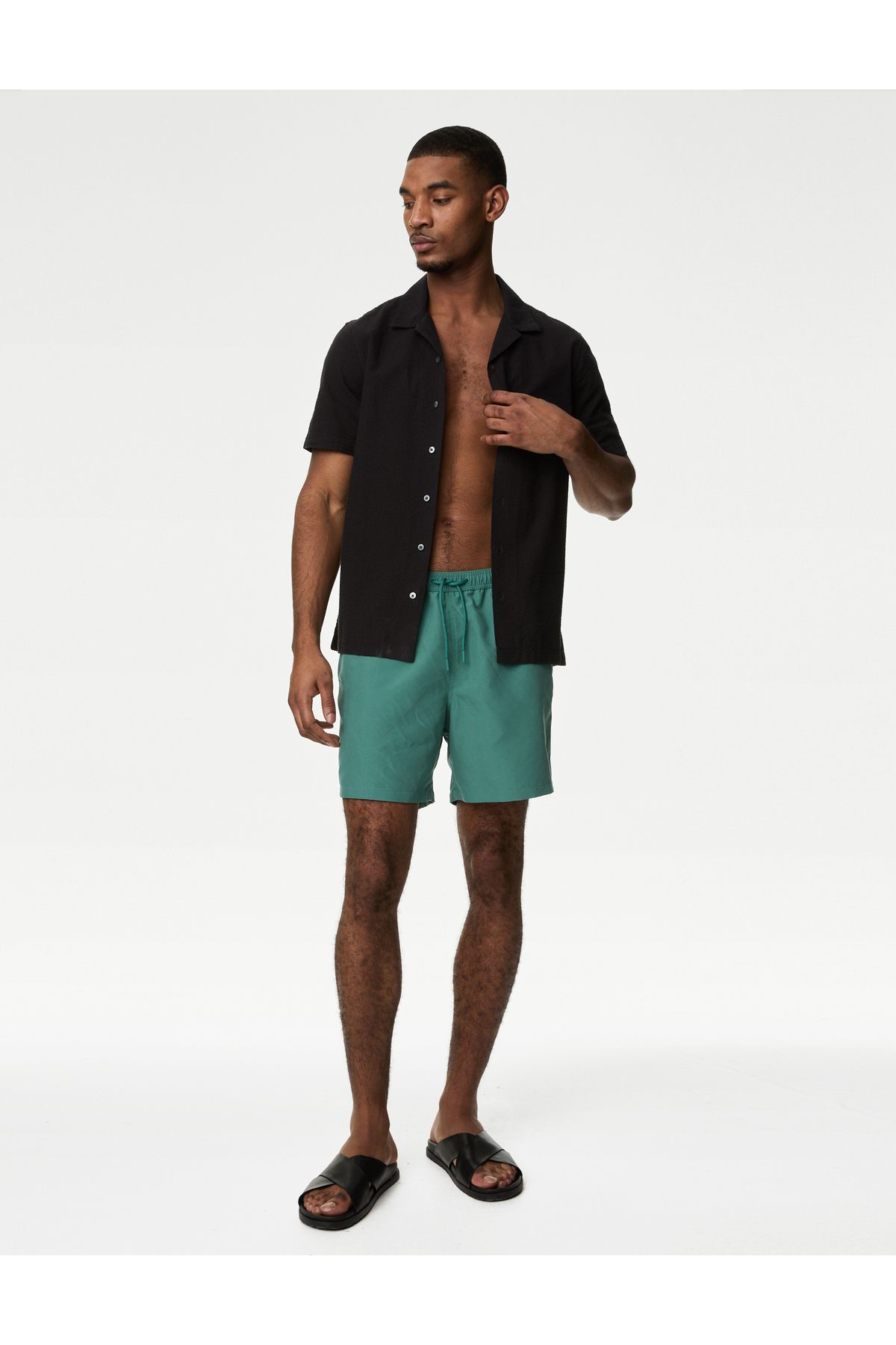 Marks & Spencer Regular Fit Quick Dry Deniz Şortu