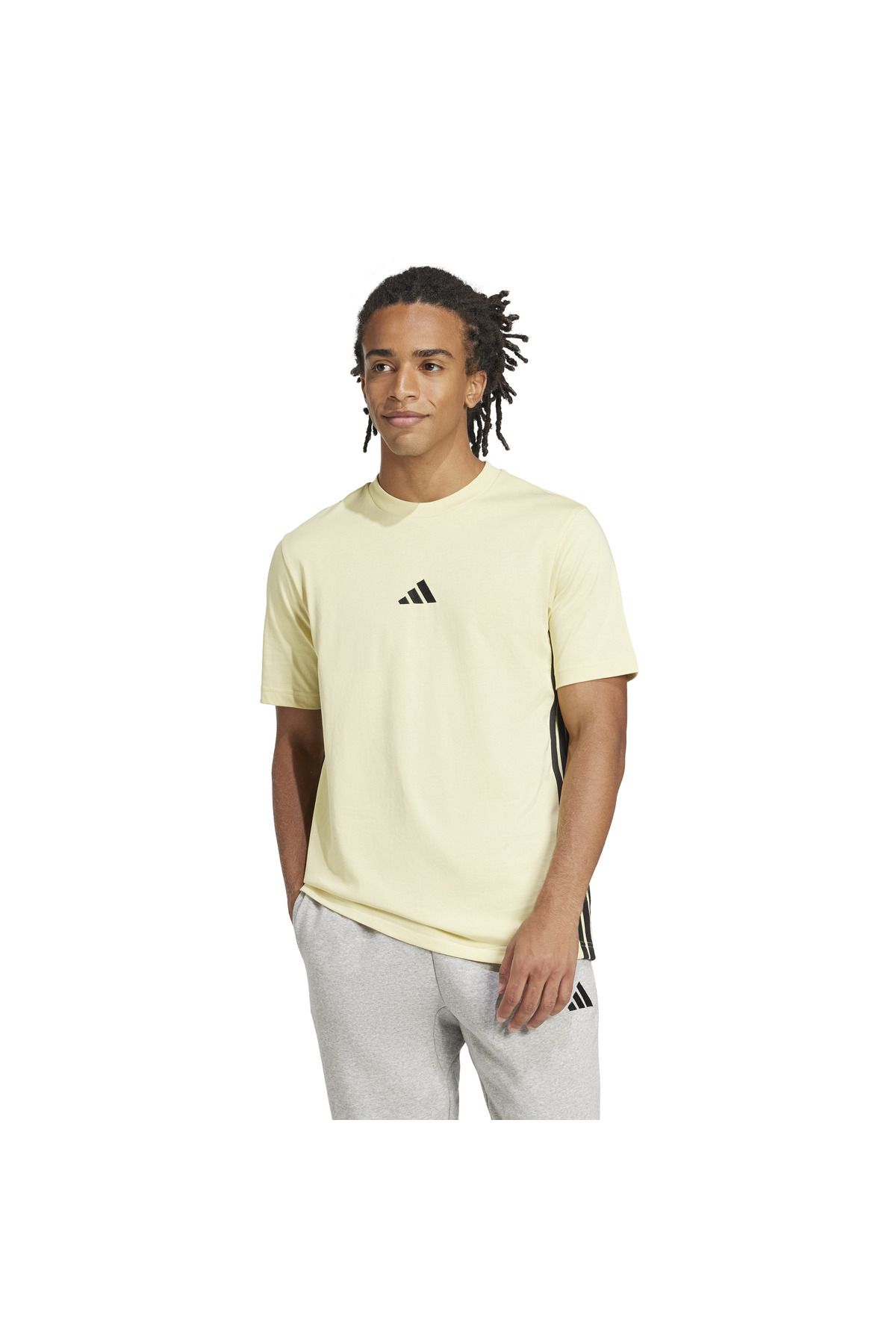 adidas Essentials 3-Stripes Single Jersey Tişört