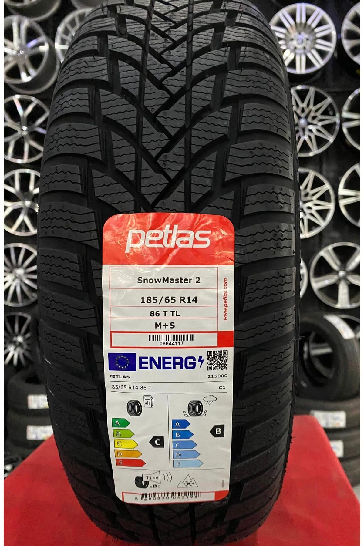 Petlas 185/65r14 Tl 86t Snowmaster 2 Kış Lastiği 2024 Üretimi