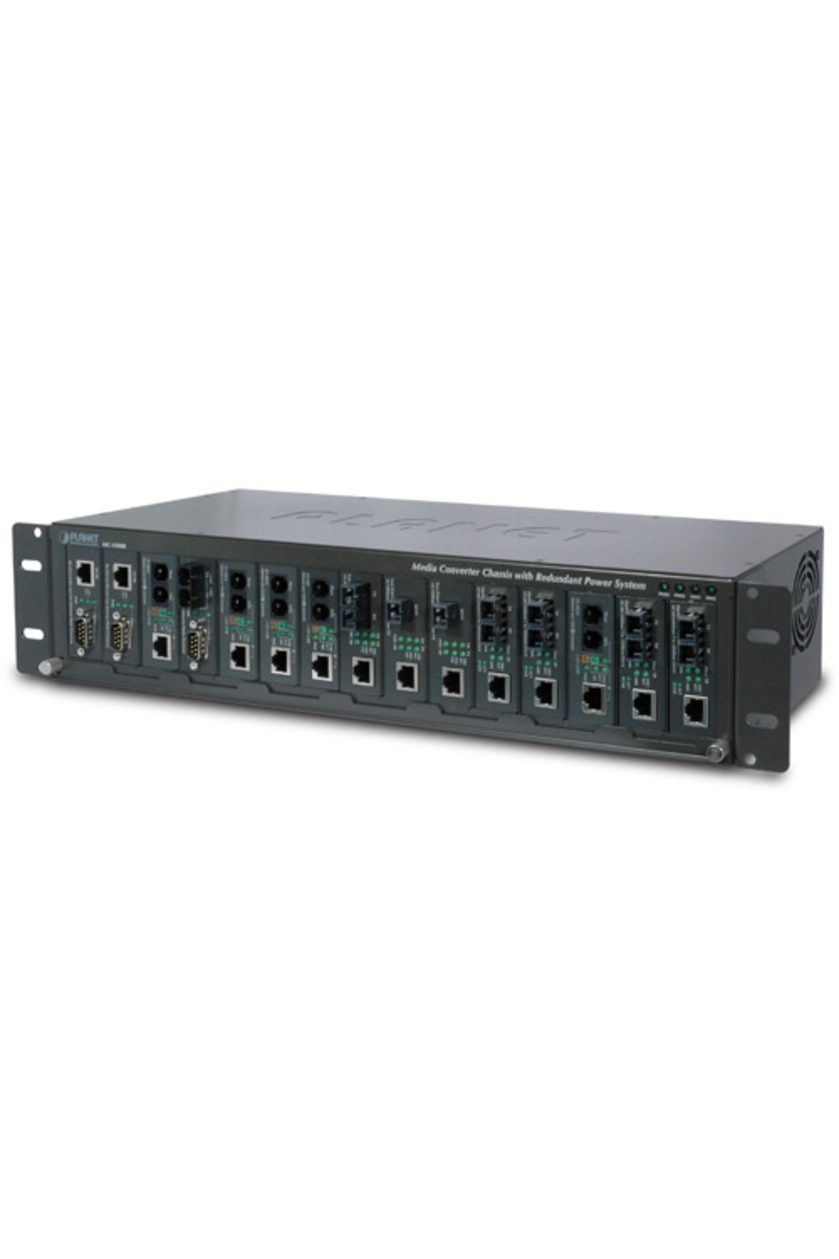 19-inch 15-slot Media Converter Chassis (AC POWER) Tdrtr