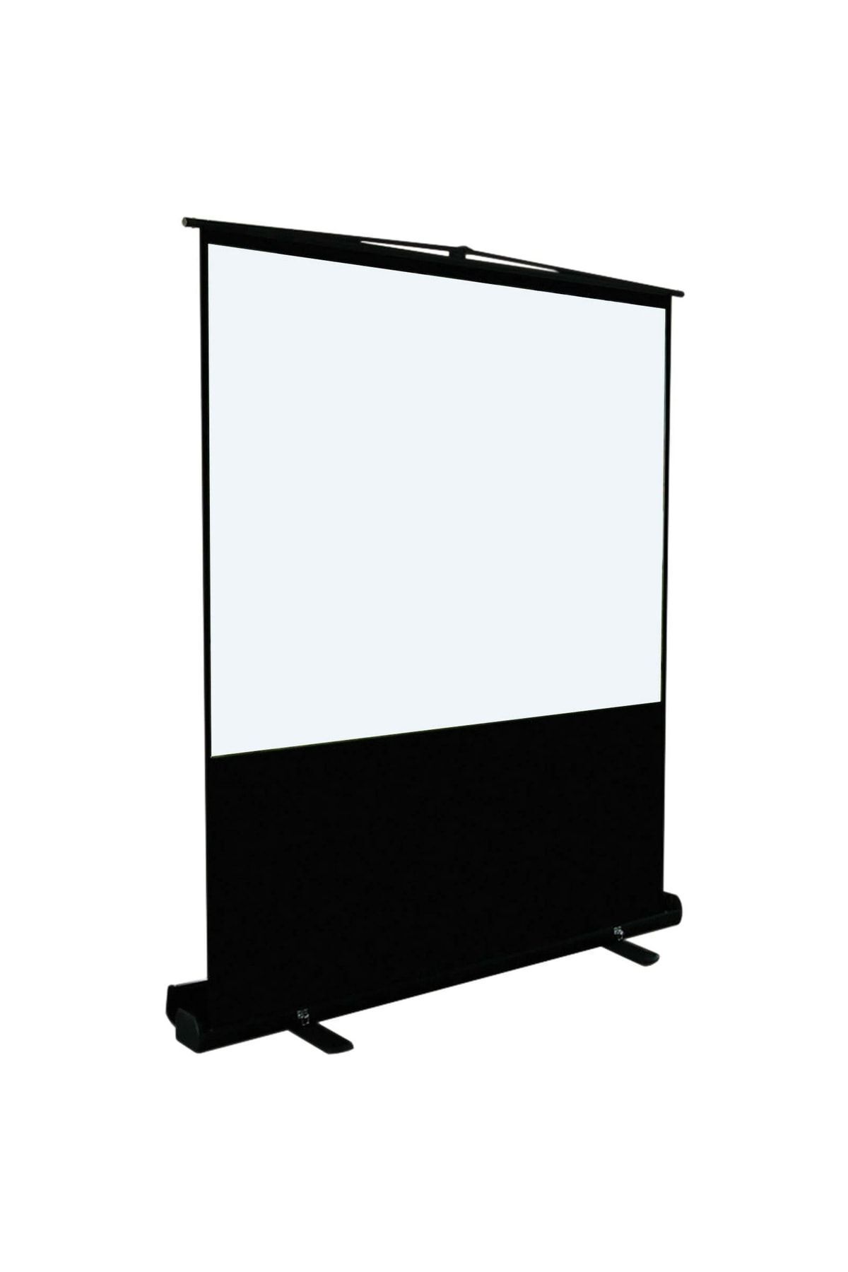 CODEGEN 145X82 Cm Taşınabilir Portatif Pull Up Floor Screen Projeksiyon Perdesi (Ptx-140)