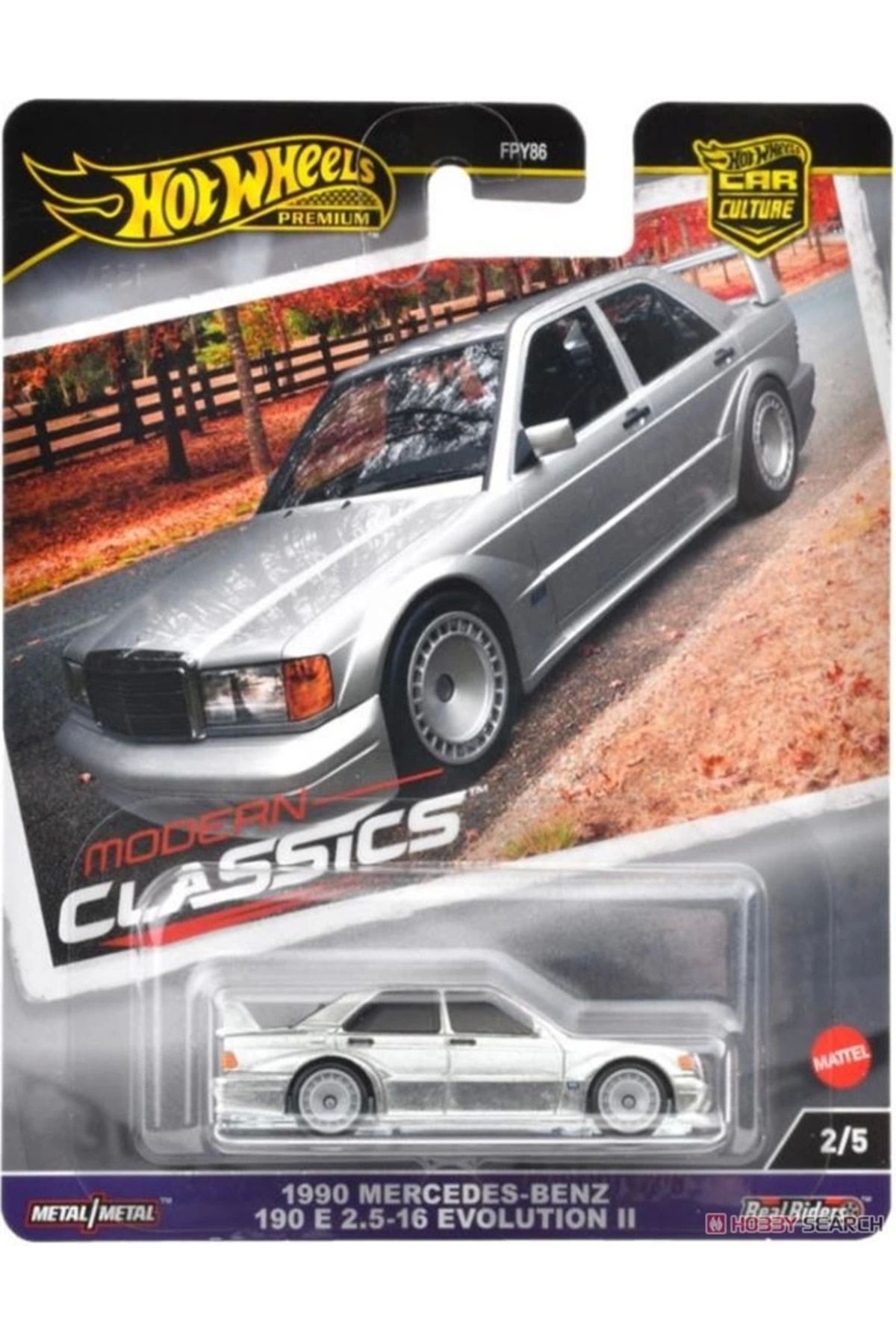 HOT WHEELS Premium Mercedes-benz 190 E 2.5-16 Evolution Iı (1/64) Modern Classics