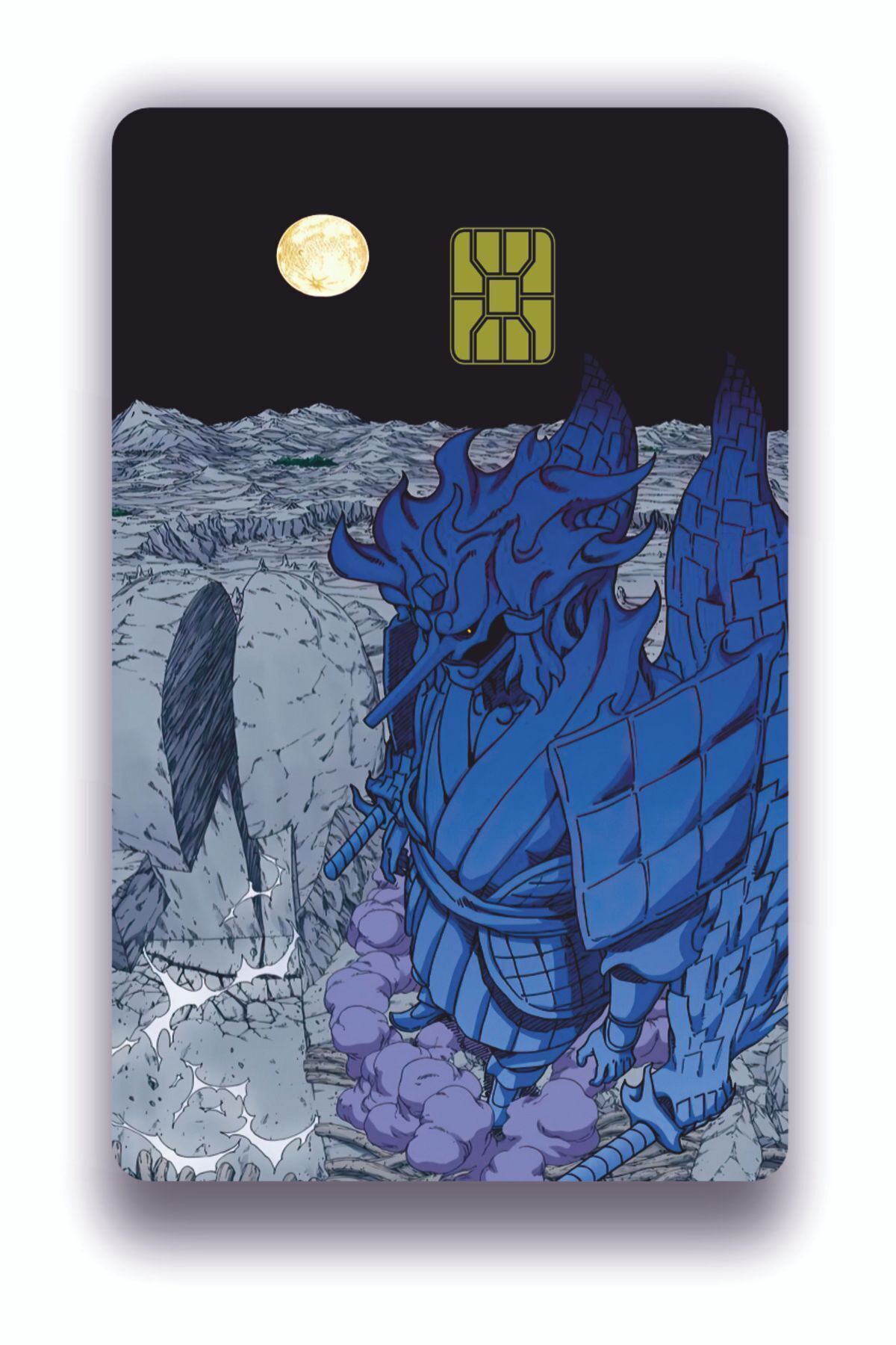 uzuntuning Naruto Susanoo Kredi - Banka Kartı Sticker Kaplama(ÖZEL JELATİN KAPLI)