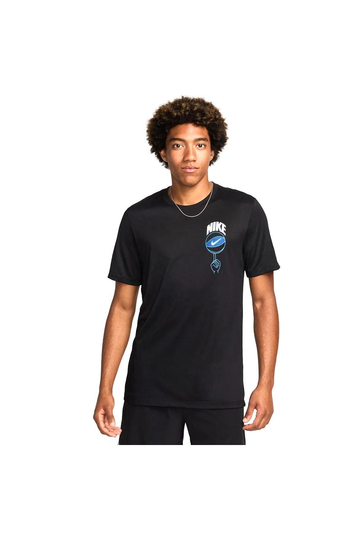 Nike Fz8097 Nike Dri-fit Basketbol İcon T-shirt 010 T-shırt