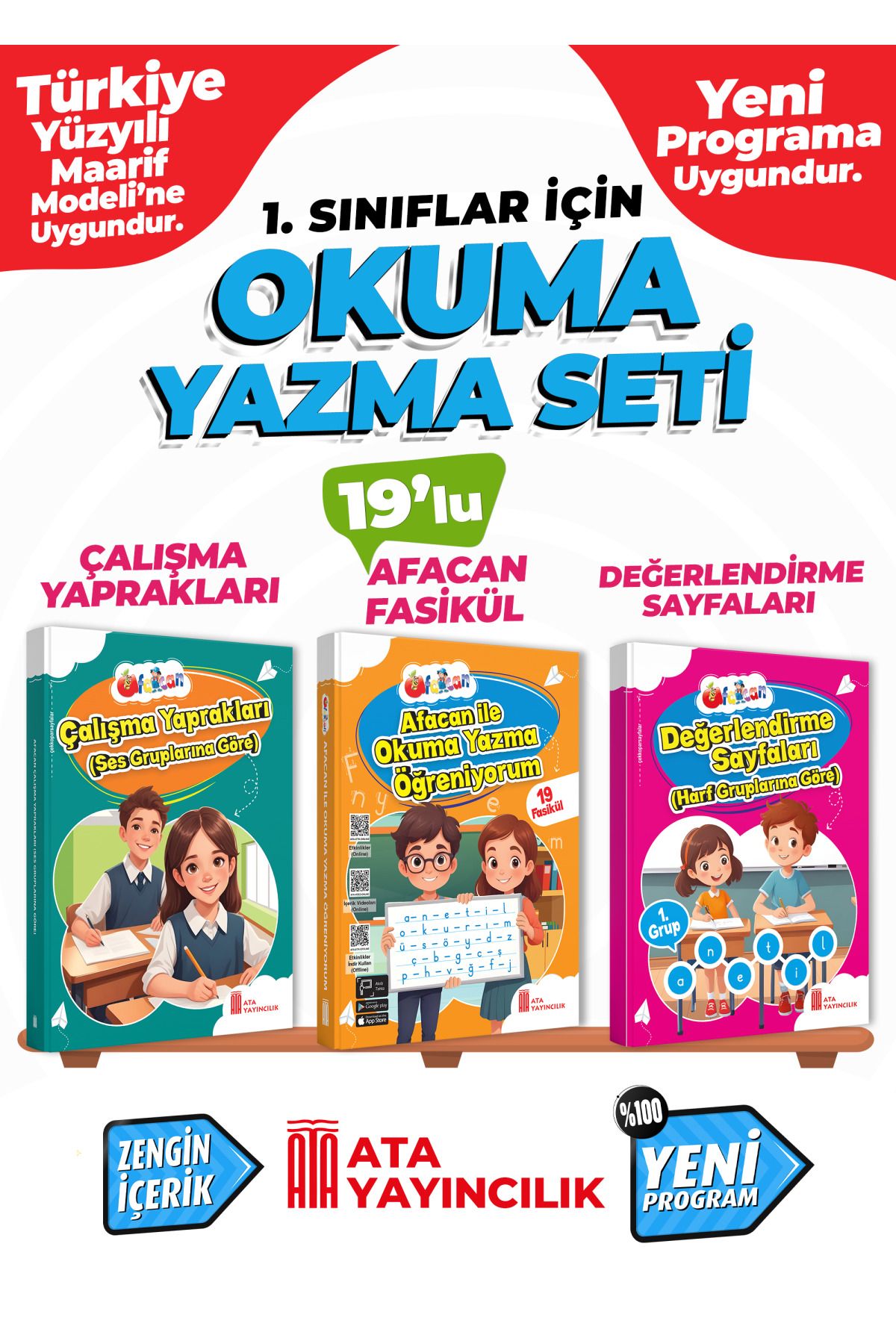 Ata Yayıncılık 1.Sınıf Okuma Yazma Seti