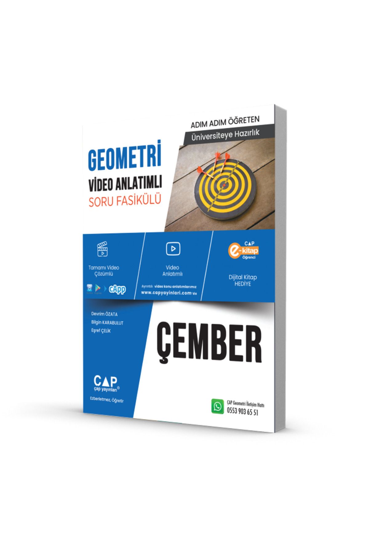 Çap Yayınları Çap Geometri Çember Video Anlatımlı Soru Fasikül