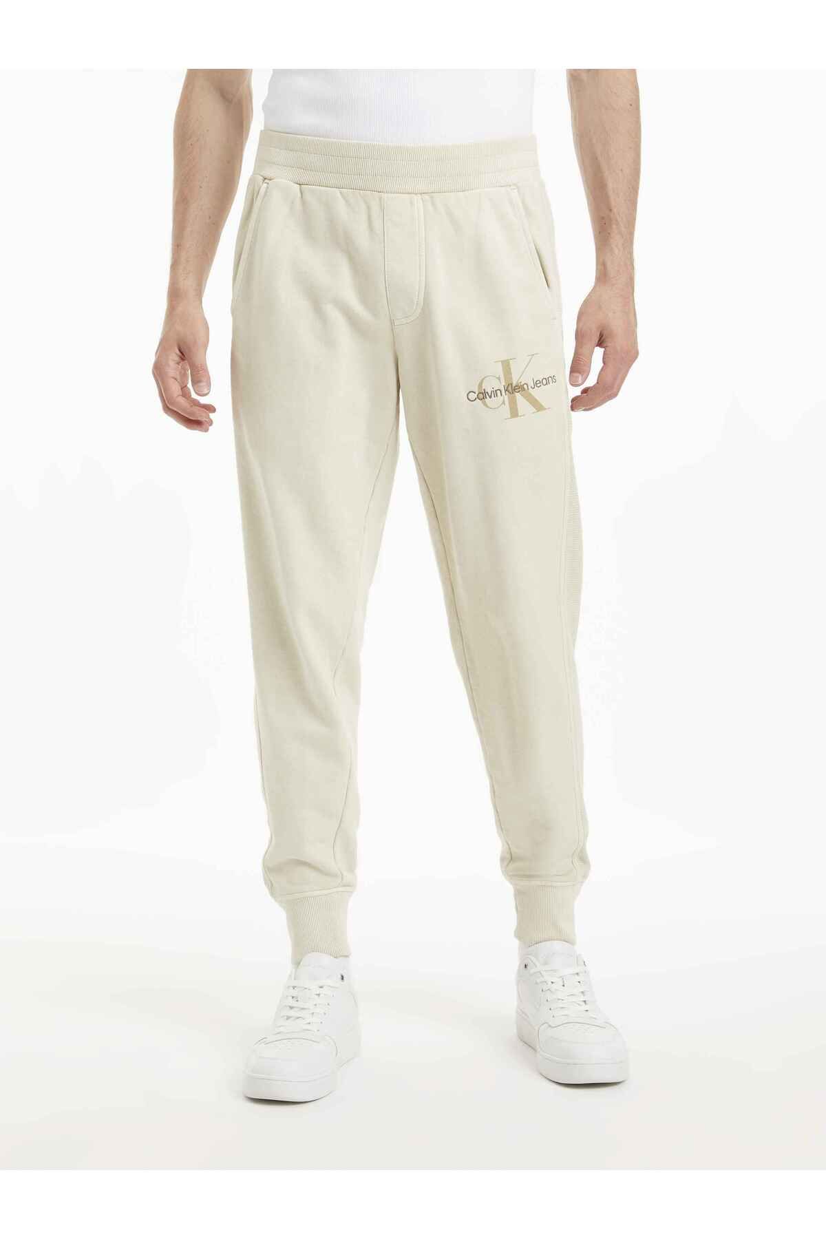 Calvin Klein Erkek Waffle Mixing Washed Eşofman Altı