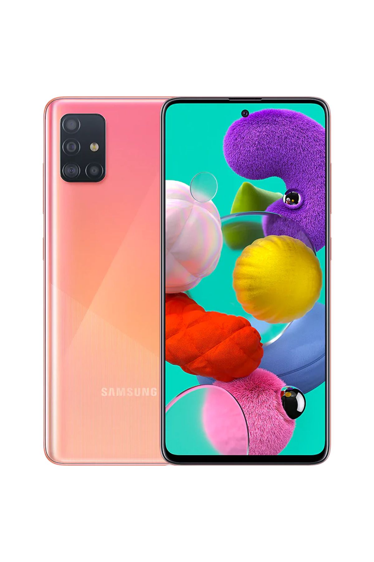 Samsung Yenilenmiş Samsung Galaxy A51 128 GB Pembe Cep Telefonu (12 Ay Garantili) - B Kalite