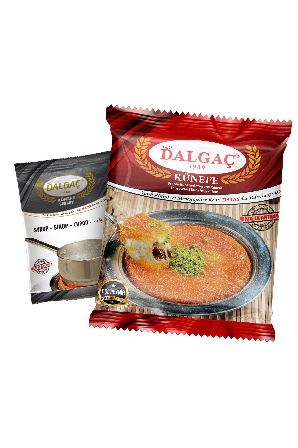 DALGAC KÜNEFE Peynirli Künefe * 130 gr (10 ADET) Şerbet 75 ml (10 ADET)