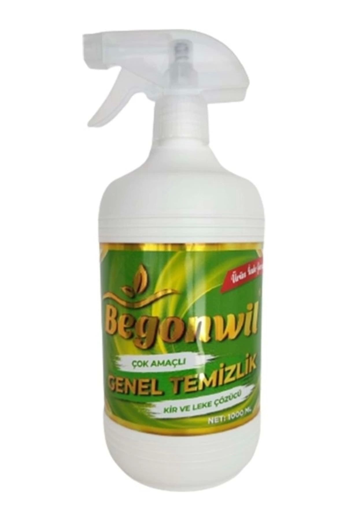 Begonwil Çok Amaçlı Genel Temizlik Kir Leke Çözücü 1 Litre 1/4 Konsantre