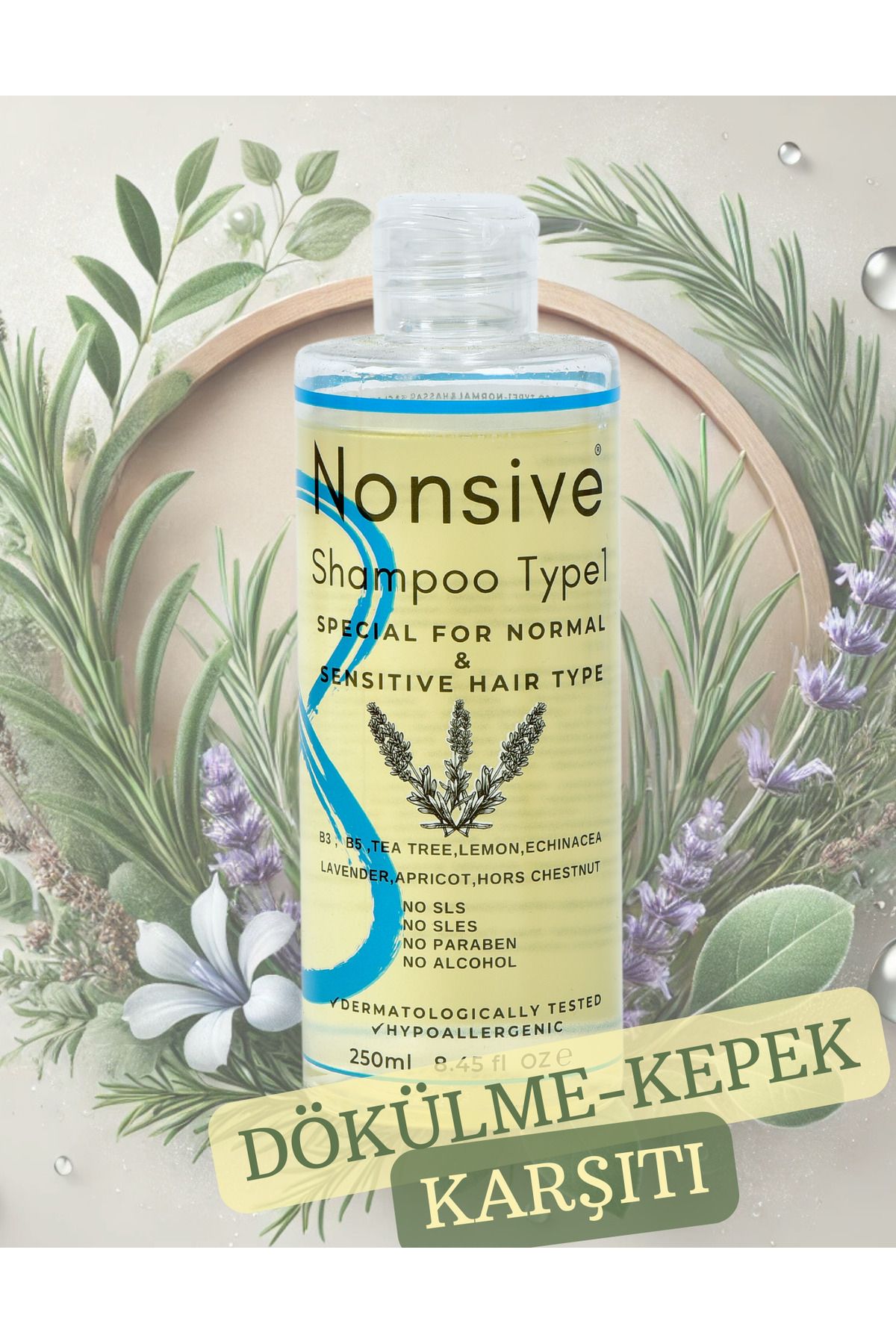 Reflection of Health Nonsive Şampuan Tip 1 Dökülme-kepek Karşıtı Bakım Şampuanı/uçucu Yağlar İçeren Sülfatsız Şampuan