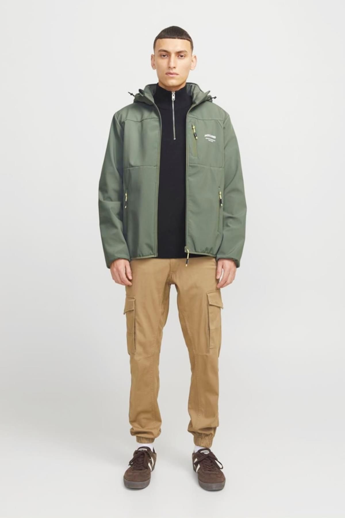 Jack & Jones JJTHEO SOFTSHELL JACKET YEŞİL
