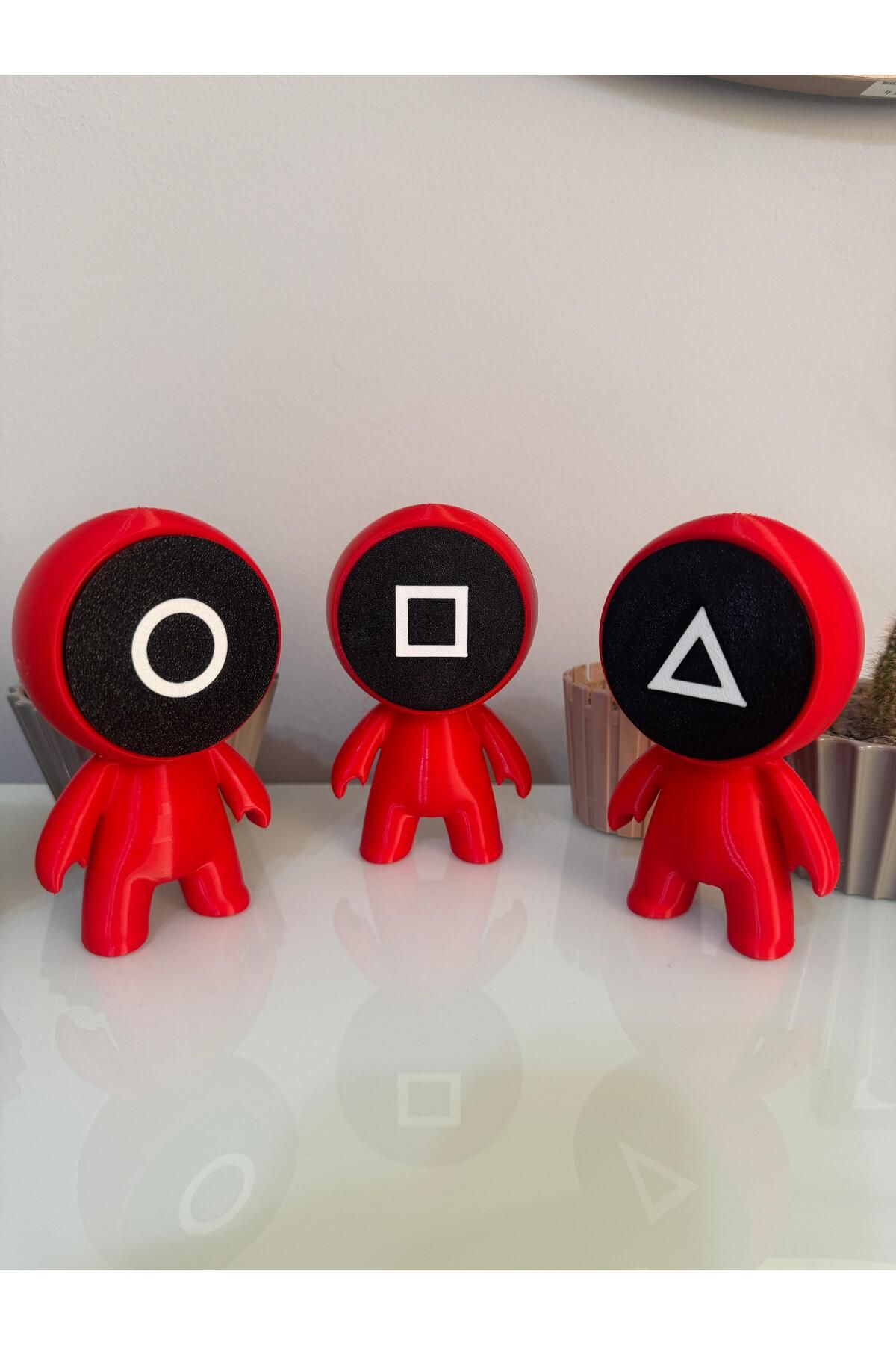 Dmrc Squıd Game Figür - Squıd Game Güvenlik - Squıd Game 13 cm - 3lü