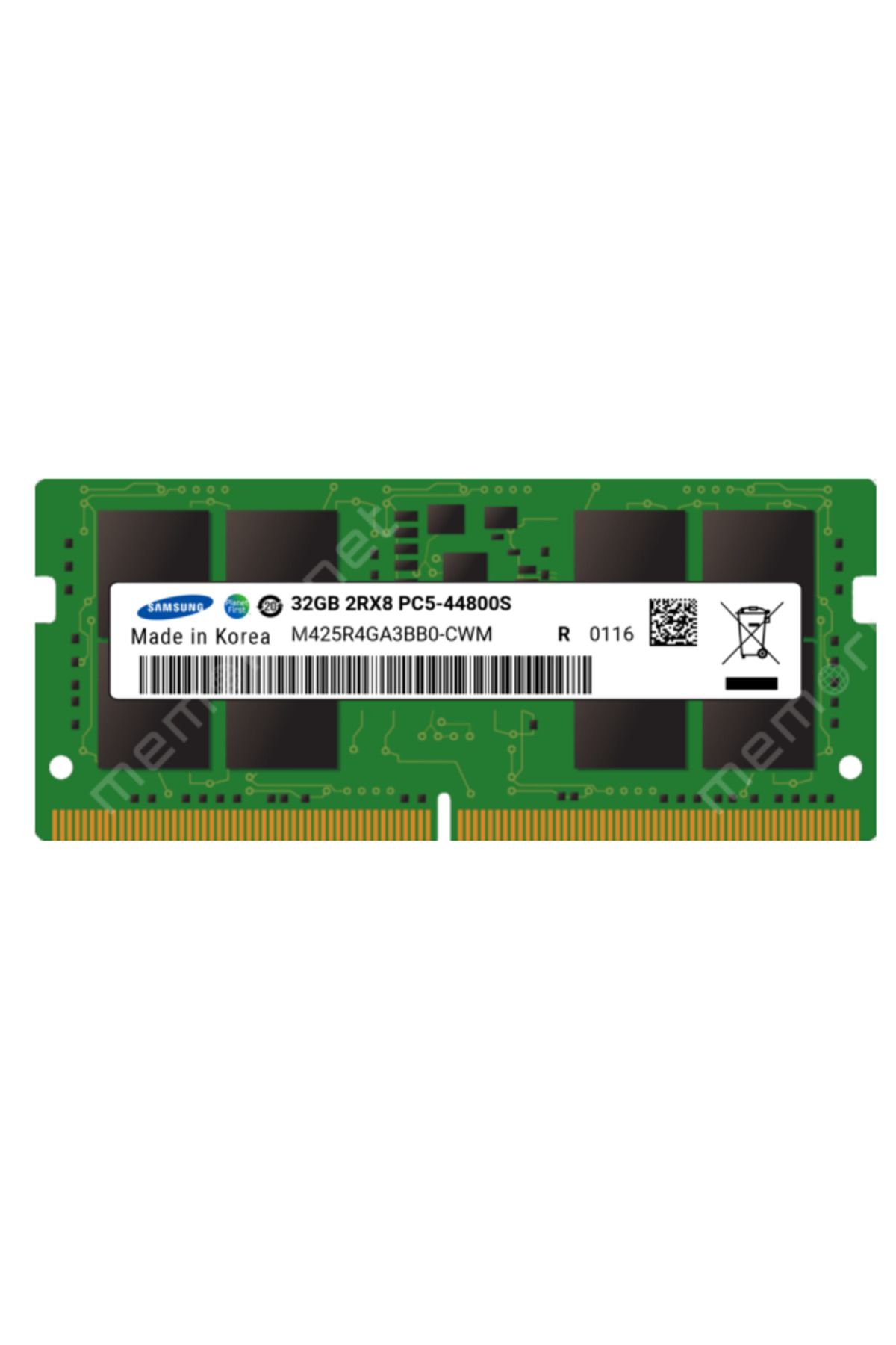 Samsung 32GB DDR5 5600Mhz CL46 Notebook Ram M425R4GA3BB0-CWM (1.1V)