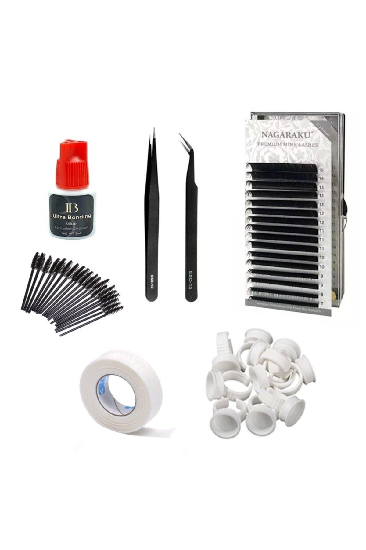 alaraycosmetics Ipek Kirpik Mix Kutu Set