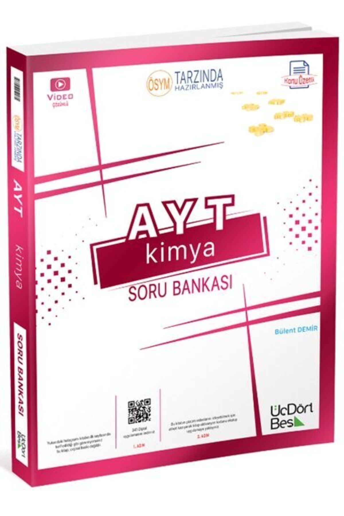 Üç Dört Beş Yayıncılık 2025 Ayt Kimya Soru Bankası