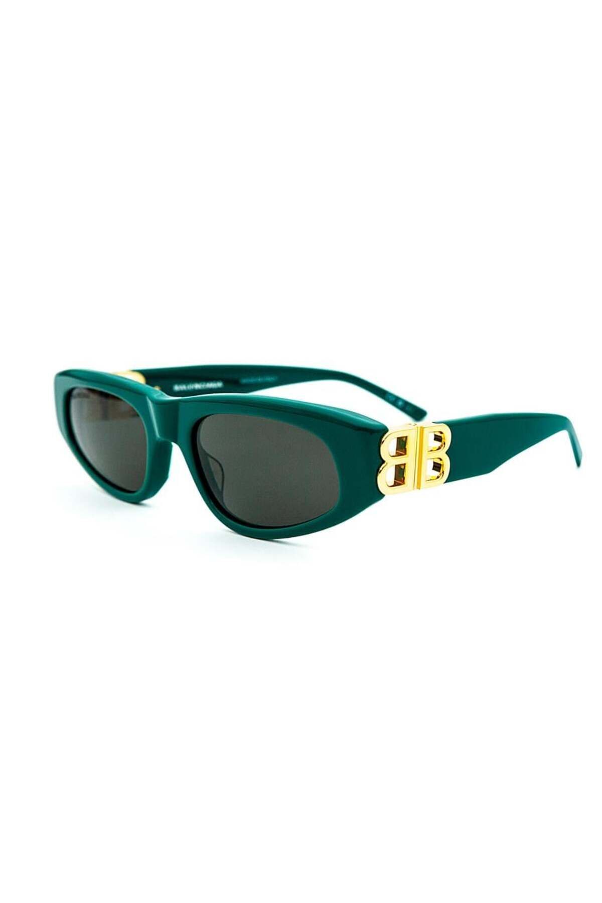 Balenciaga Bb 0095s 005 53 Kadın Yeşil Cat Eye Güneş Gözlüğü