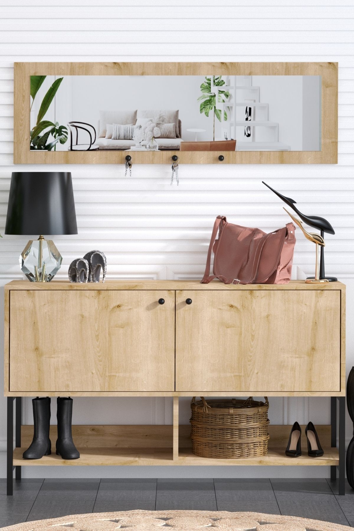 Decormet Blass Ayakkabılık Safir Meşe