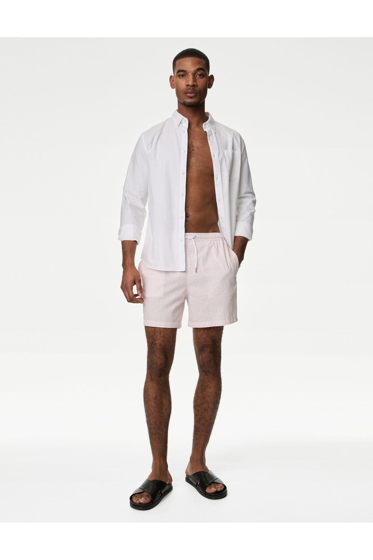 Marks & Spencer Regular Fit Quick Dry Deniz Şortu
