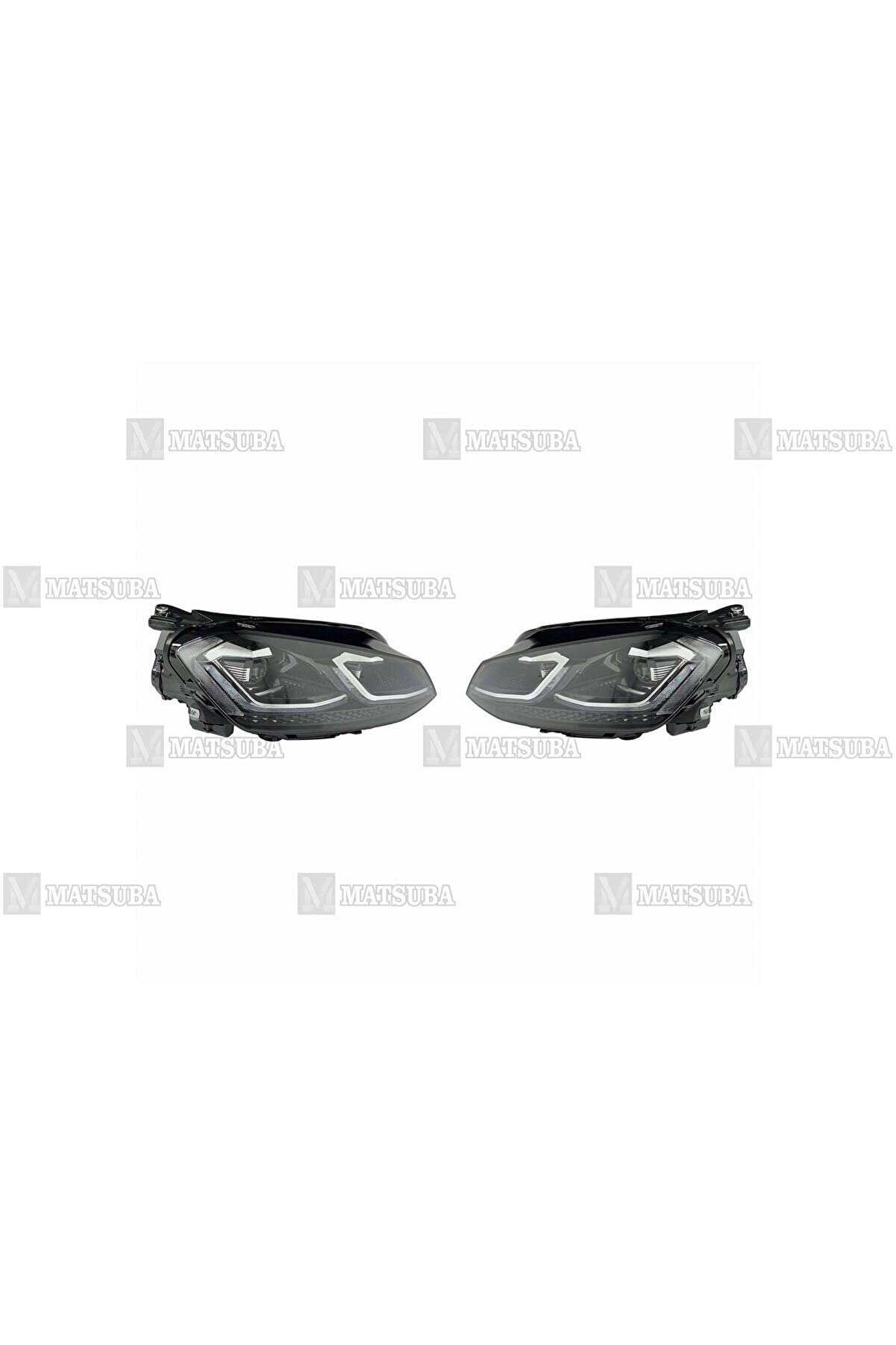 Volkswagen Far Golf 7 13-17 (Upgrade)/Golf 7,5 17-20 (Takım)/(Çift J Led) - Sy-Golf7-7.5