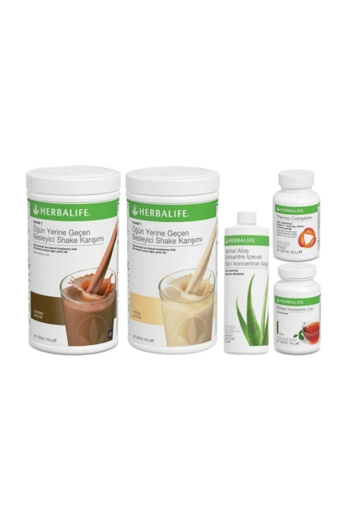 Herbalife 2 Li Set Bitkisel Zengin Içerikli Çikolata Aromalı 500 gr 2 Adet Shake Bitkisel
