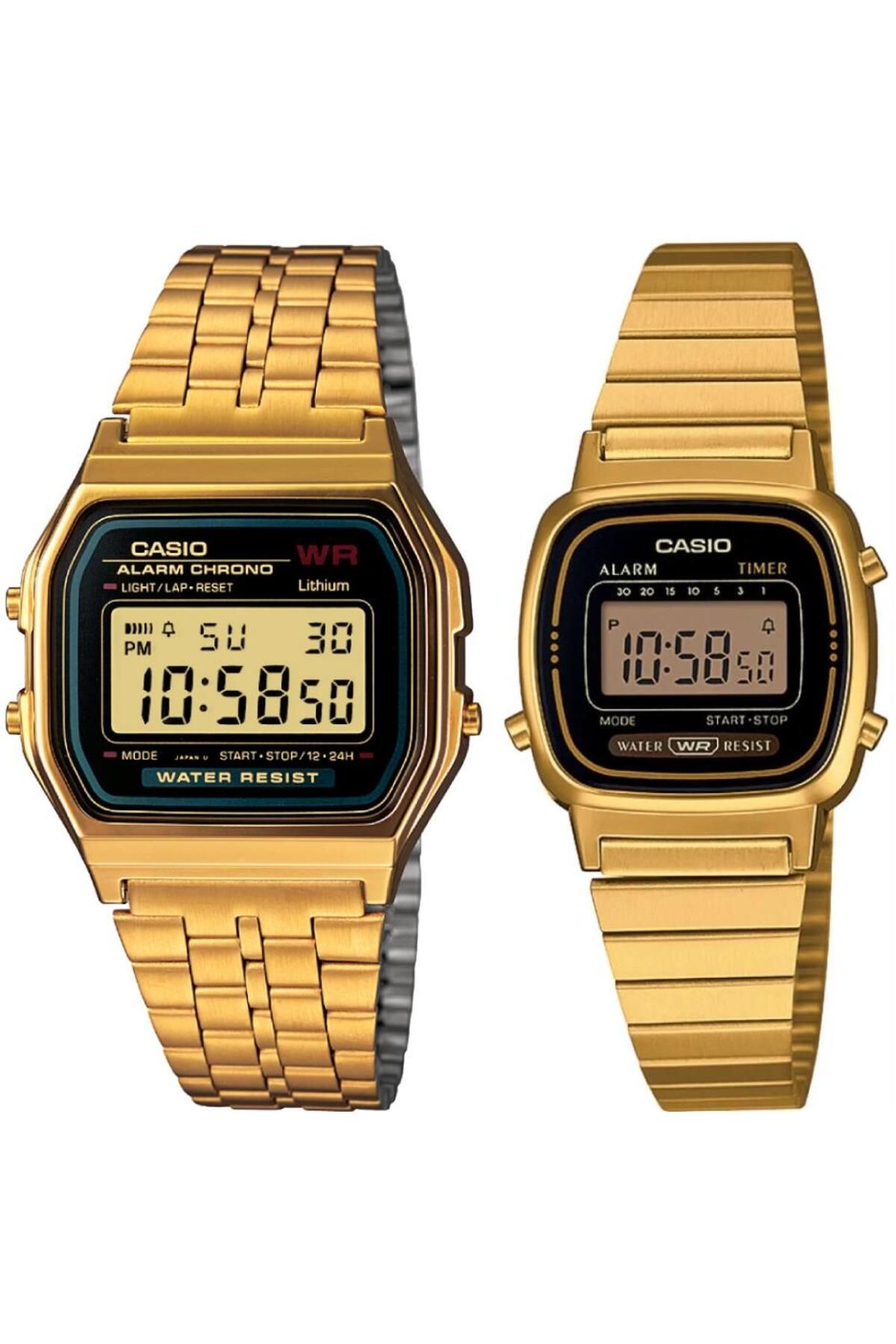 Casio A159WGEA-1DF - LA670WGA-1DF Çift Kol Saati