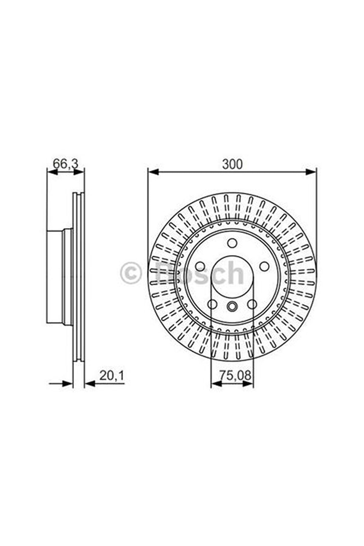 Fren Diski Bmw 1 F1, F30 Arka - 300 Mm -