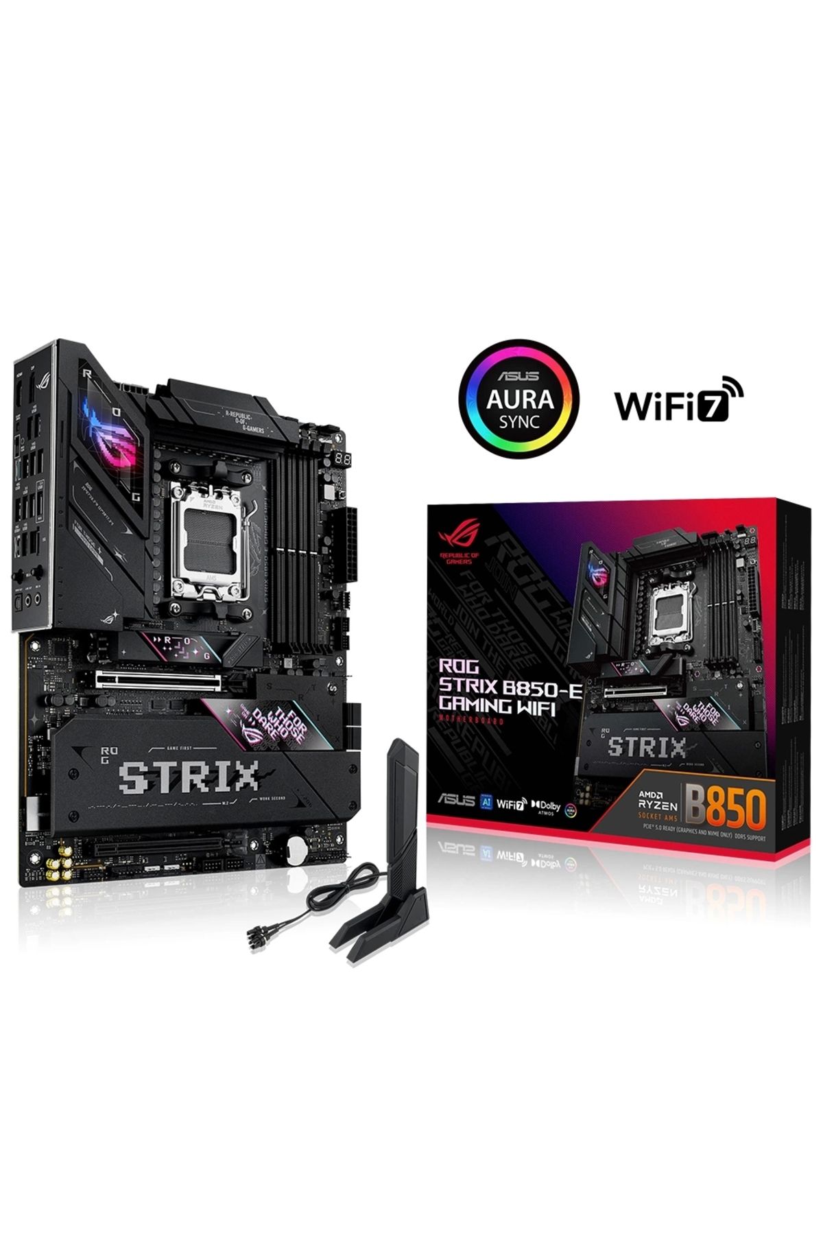 ASUS Rog Strix B850-e Gaming Wıfı Ddr5 8000mhz (OC) M.2 Am5 Atx Anakart