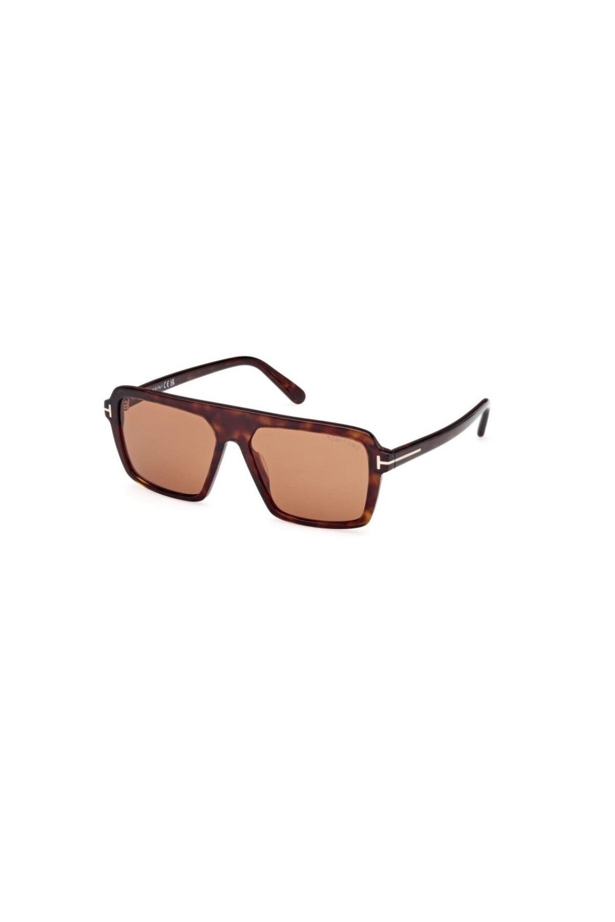 Tom Ford Tf 1176 52e 56 Unisex Pilot Kırçıllı Kahverengi Kemik Güneş Gözlüğü