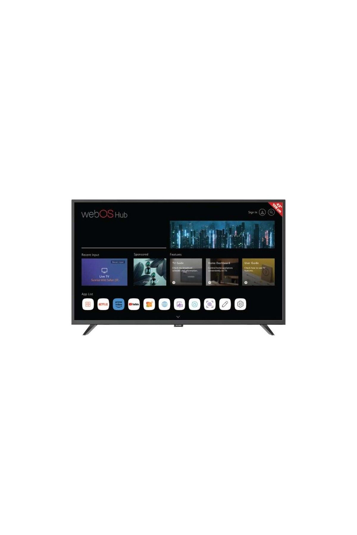 Hi-Level Hl43dmn540 Full Hd 43" 109 Ekran Uydu Alıcılı Webos Smart Led Tv