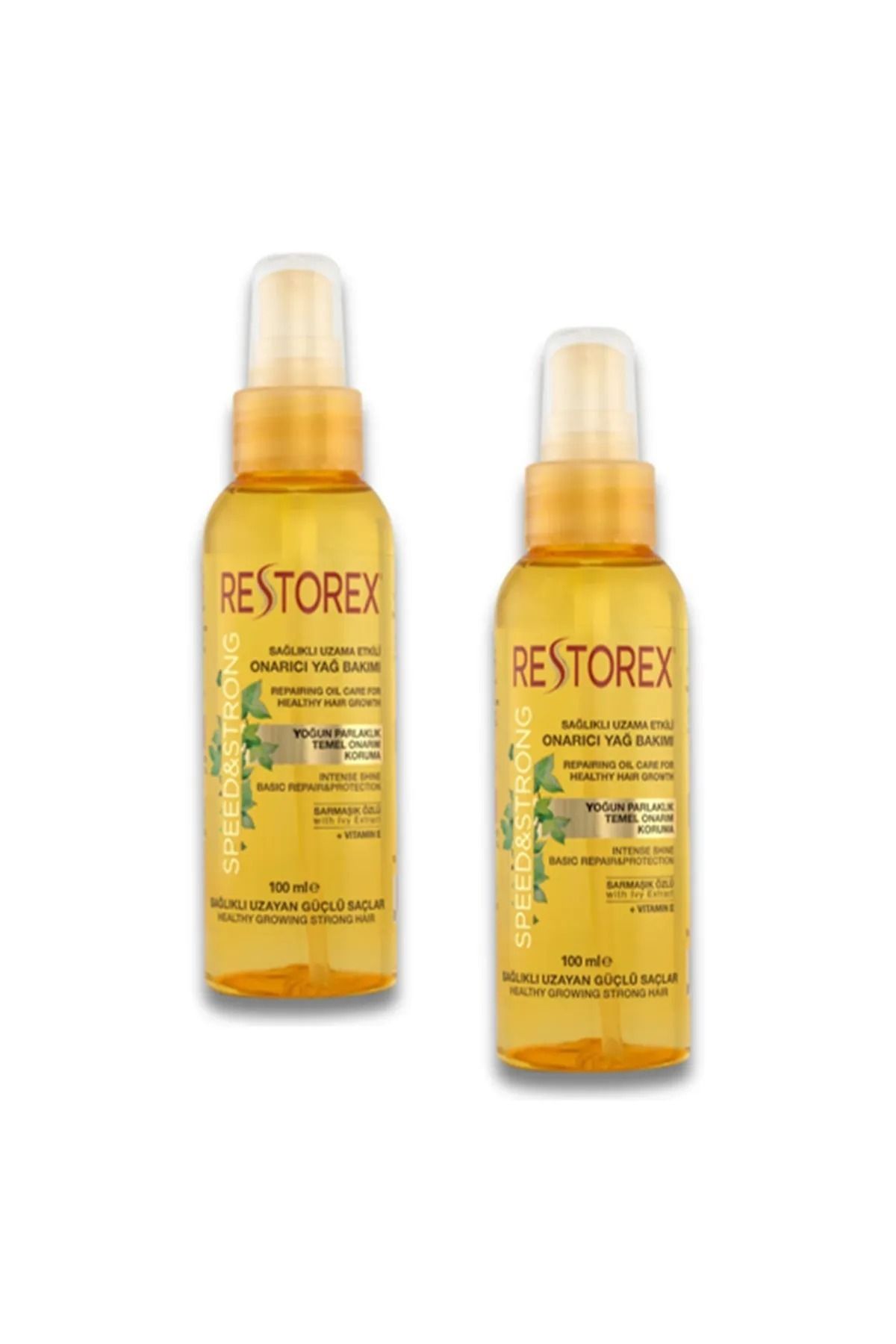 Restorex Speed&strong Onarıcı Yağ Bakımı Sarmaşık 100 ml X 2 Adet